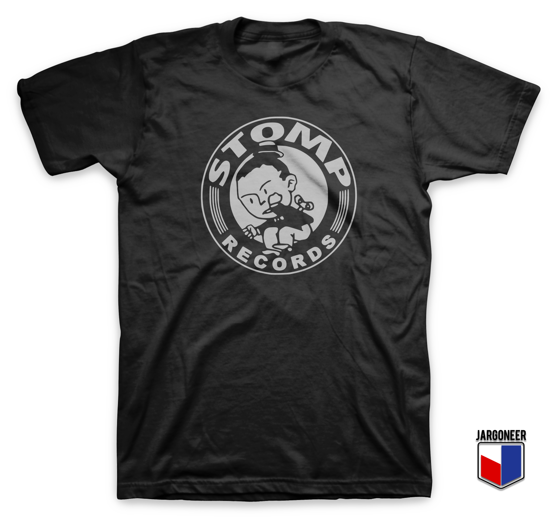 Stomp Records Black T Shirt - Shop Unique Graphic Cool Shirt Designs