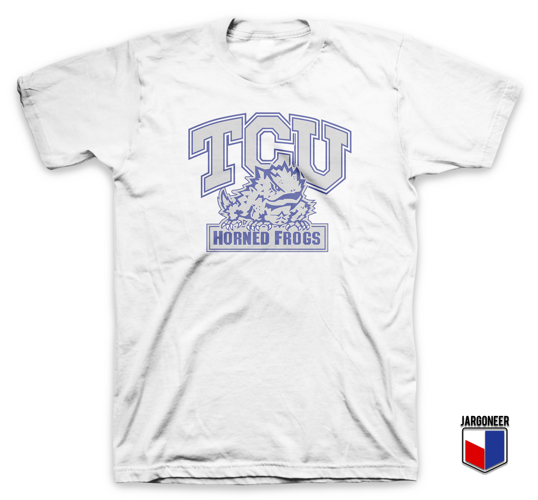 The Mighty Frog Of TCU White T Shirt - Shop Unique Graphic Cool Shirt Designs