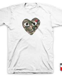 Cool Love Camo T Shirt Design