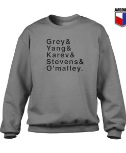 Grey Yang Karev Stevens and O’malley Crewneck Sweatshirt