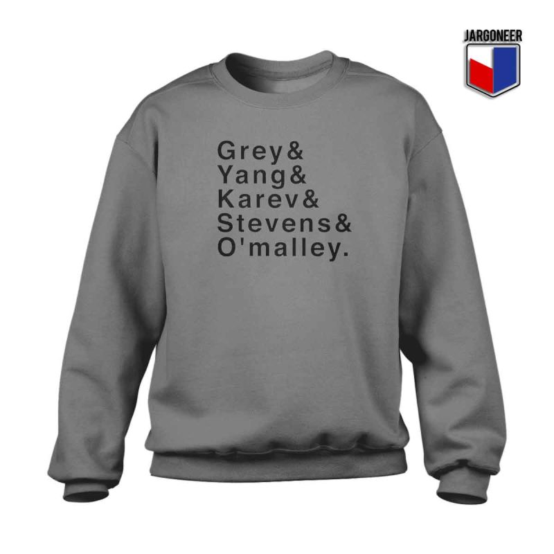Grey Yang Karev Stevens and O'malley Crewneck Sweatshirt