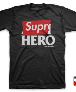 Supreme X Antihero Black TShirt 247x300 - Shop Unique Graphic Cool Shirt Designs