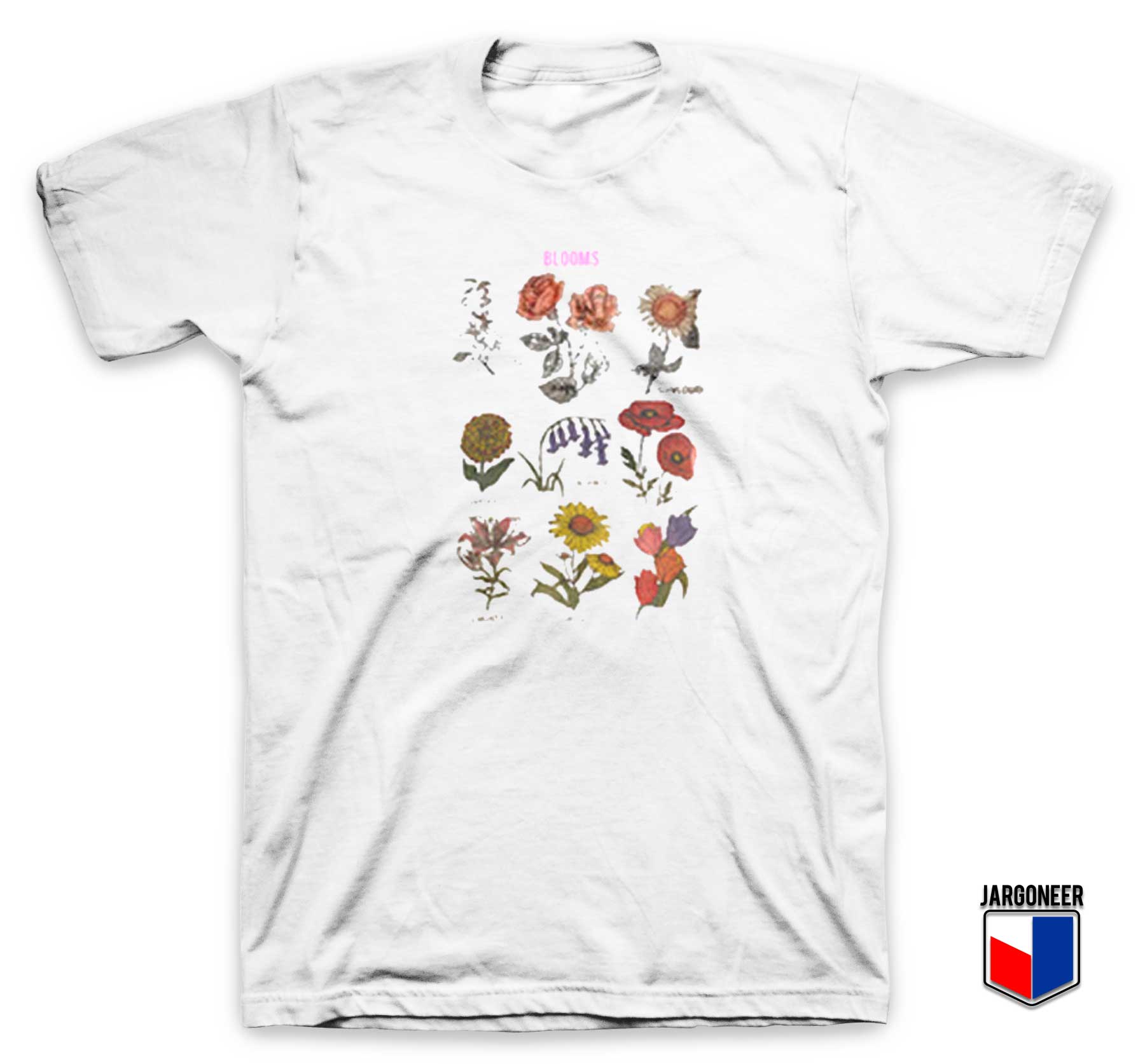 Cool Blooms Flower T Shirt - Custom Design By jargoneer.com