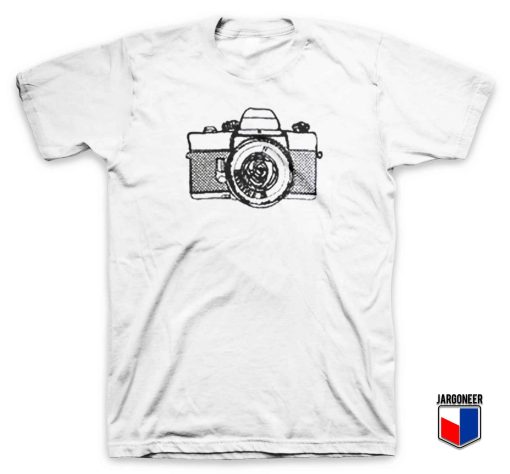 Camera Line Art T Shirt