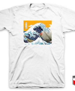 Great Wave Off Kanagawa Parody T Shirt