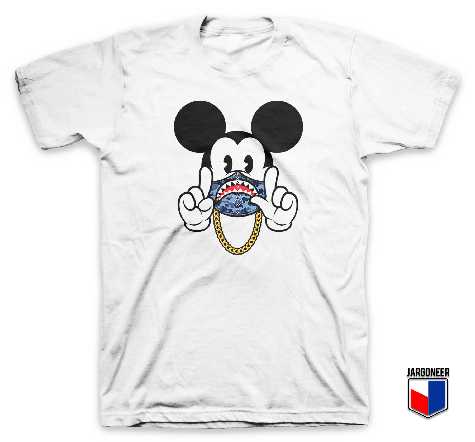 Bape X Mickey Gang T Shirt - Shop Unique Graphic Cool Shirt Designs