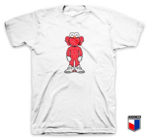 Kaws X Elmo Parody T Shirt