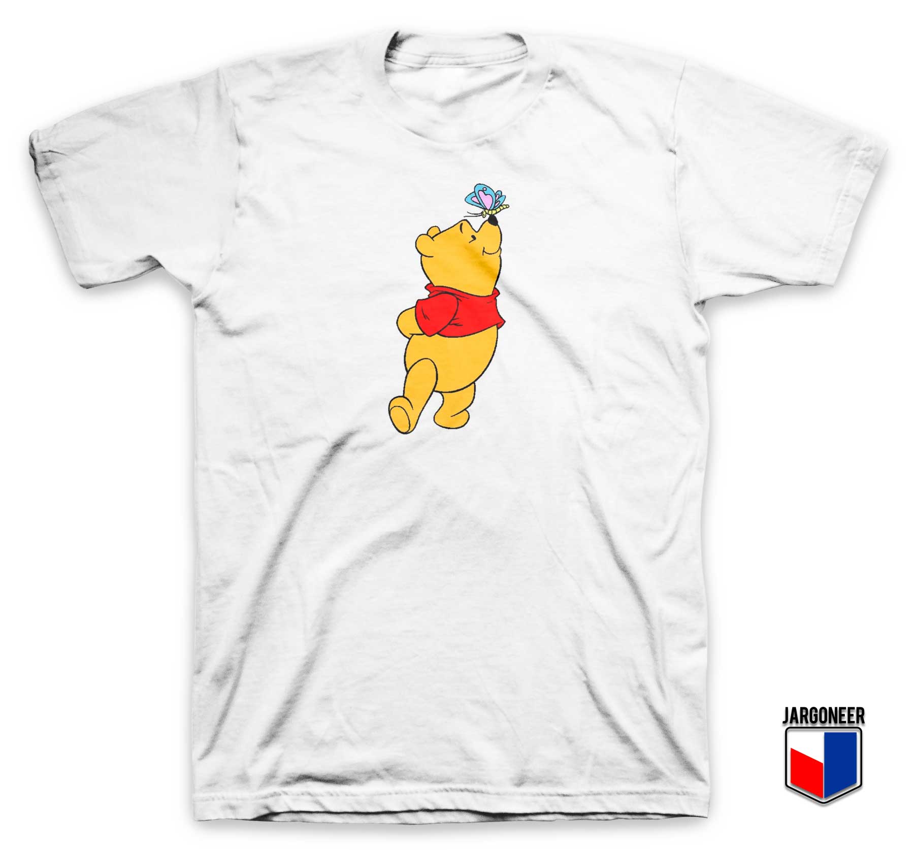 Pooh And The Butterfly T Shirt - Shop Unique Graphic Cool Shirt Designs