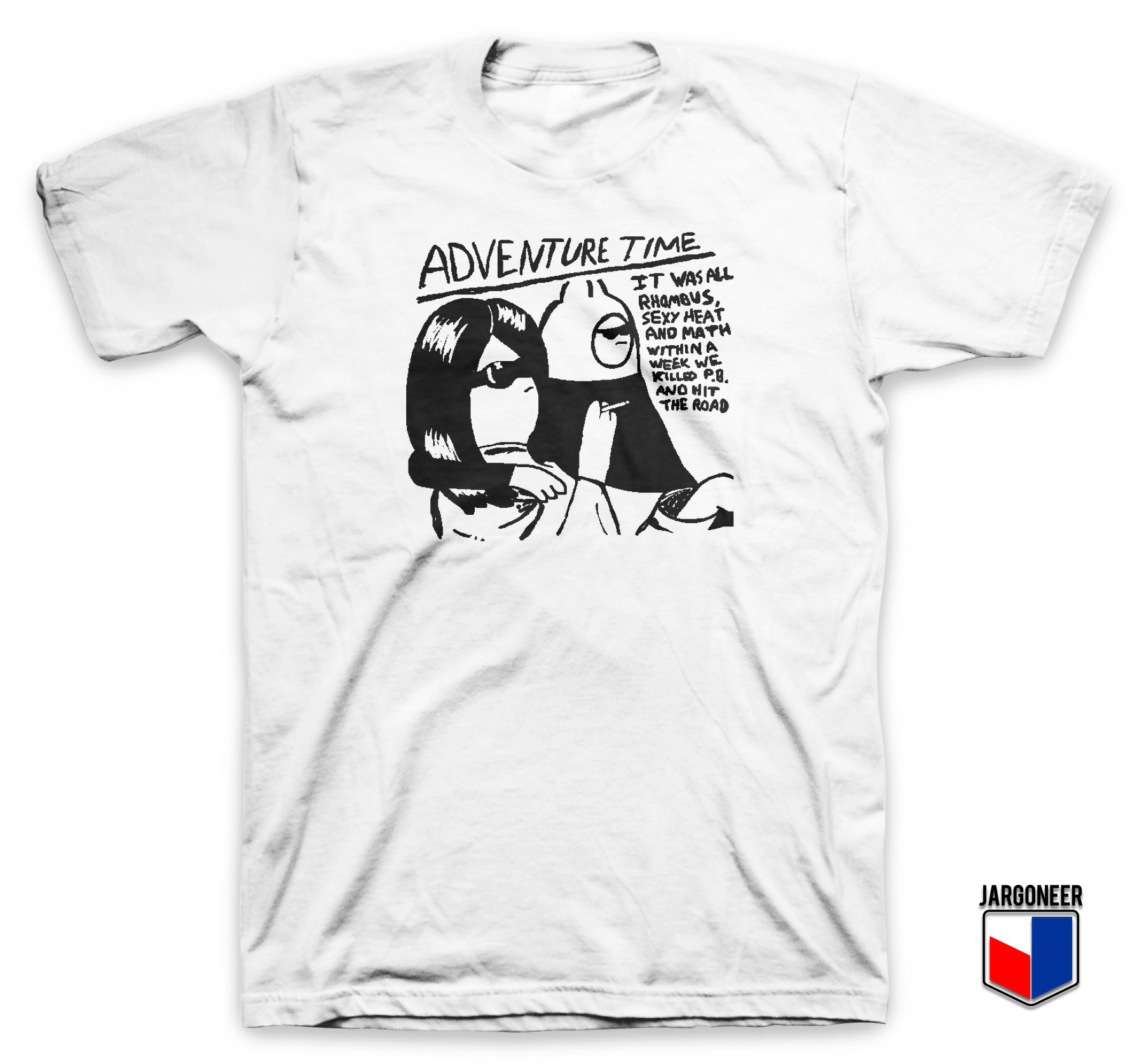 Adventure Time Sonic Youth Parody T Shirt - Shop Unique Graphic Cool Shirt Designs