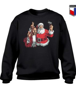 All About Jesus And Santa Crewneck Sweatshirt 247x300 - Best Gifts Christmas this year