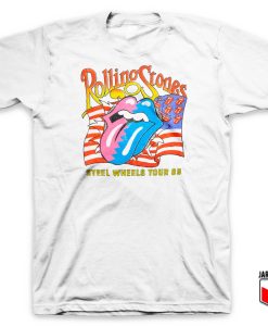 Rolling Stones Steel Wheels Tour T Shirt