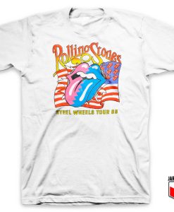 Rolling Stones Steel Wheels Tour T Shirt