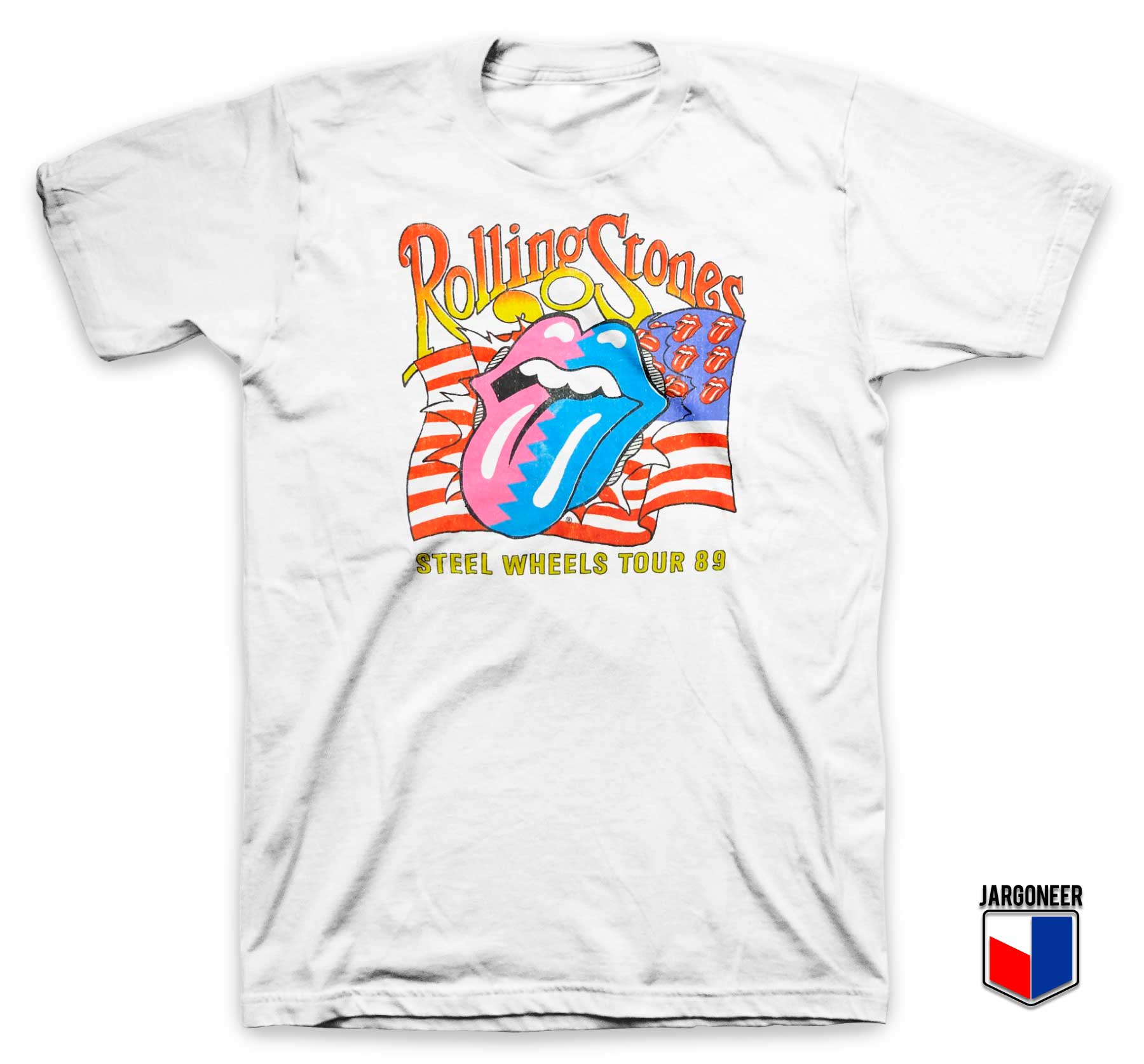 Rolling Stones Steel Wheels Tour T Shirt - Shop Unique Graphic Cool Shirt Designs