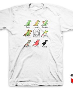 T Rex Art Parody T Shirt 247x300 - Shop Unique Graphic Cool Shirt Designs