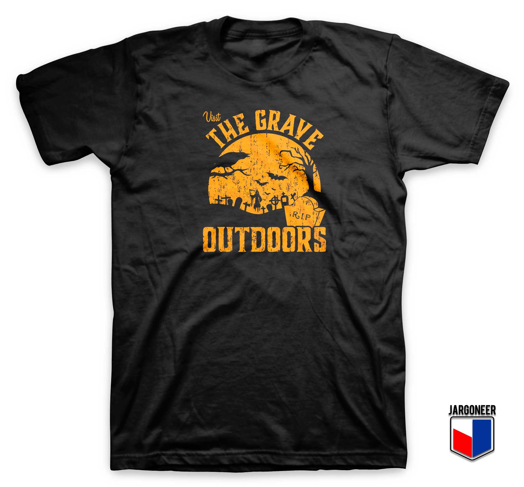 Visit The Grave Outdoor T Shirt - Shop Unique Graphic Cool Shirt Designs