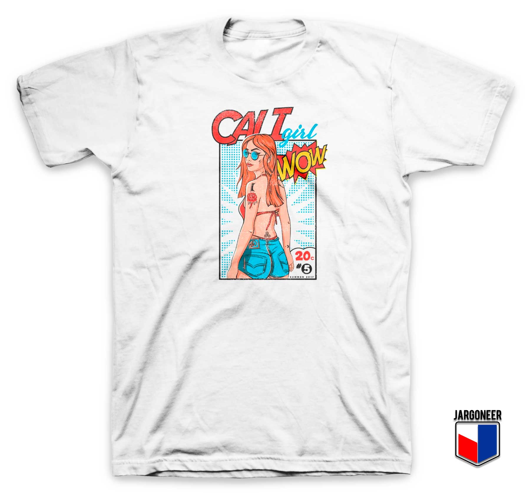 Cali Girl Poster T Shirt - Shop Unique Graphic Cool Shirt Designs