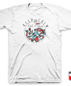 Keep Calm Eat Fish T Shirt 247x300 - Shop Unique Graphic Cool Shirt Designs