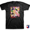 Sparking Anime Heroes T Shirt