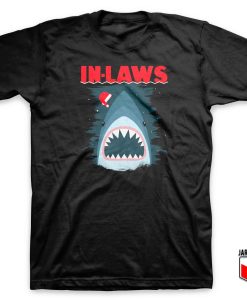 Christmas In Laws Jaws Parody T Shirt