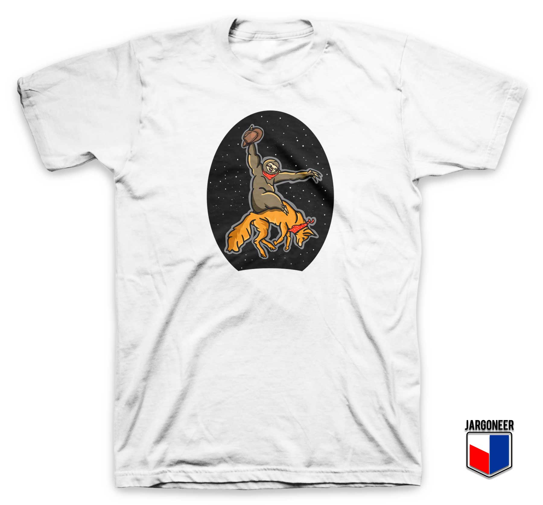 Sloth Riding Fox T Shirt - Shop Unique Graphic Cool Shirt Designs