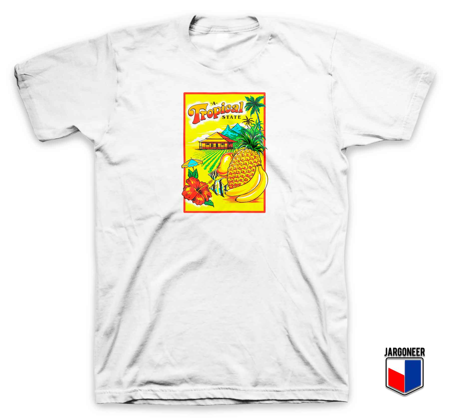 Summer Tropical State T Shirt - Shop Unique Graphic Cool Shirt Designs
