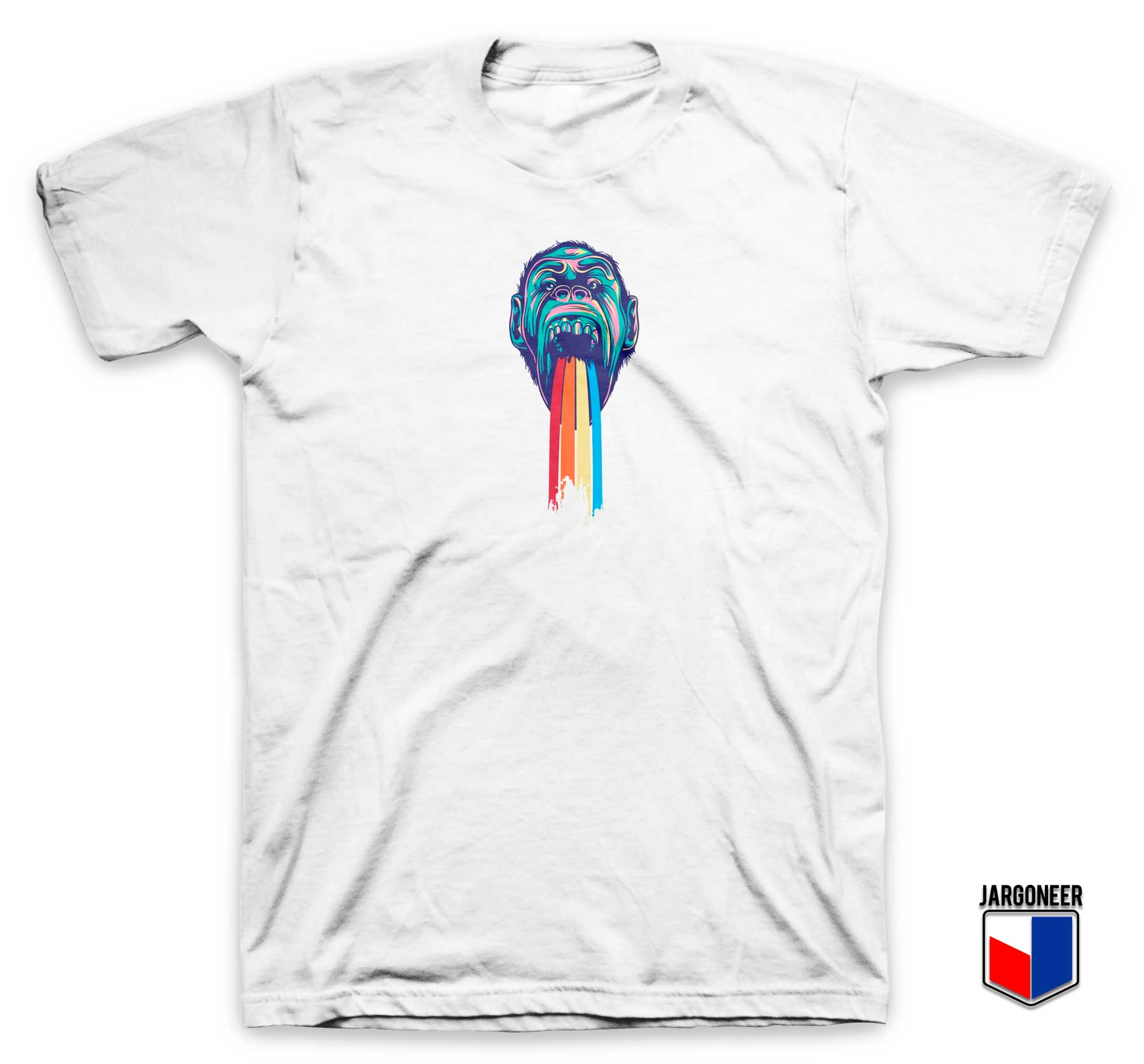 Gorilla Rainbow T Shirt - Shop Unique Graphic Cool Shirt Designs