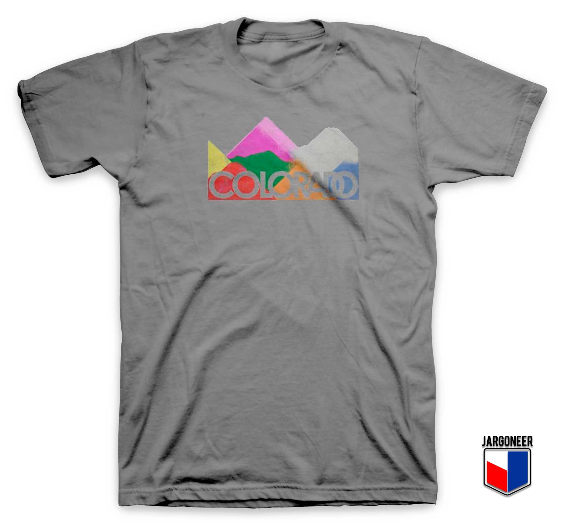 Colorado Colorful Mountain T Shirt - Shop Unique Graphic Cool Shirt Designs