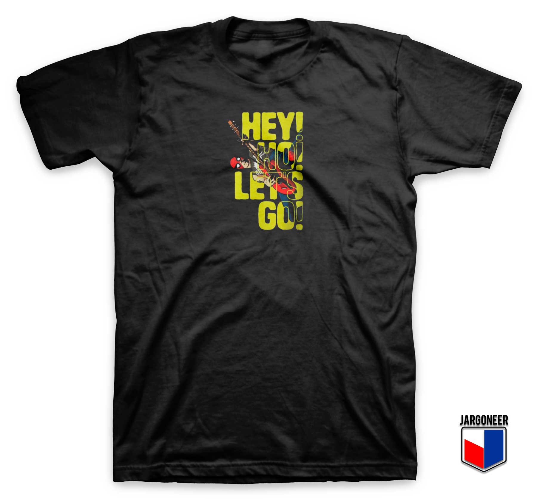 Hey Ho Lets Go Spider T Shirt - Shop Unique Graphic Cool Shirt Designs