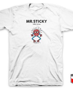 Mr Sticky Spider Parker T Shirt 247x300 - Shop Unique Graphic Cool Shirt Designs