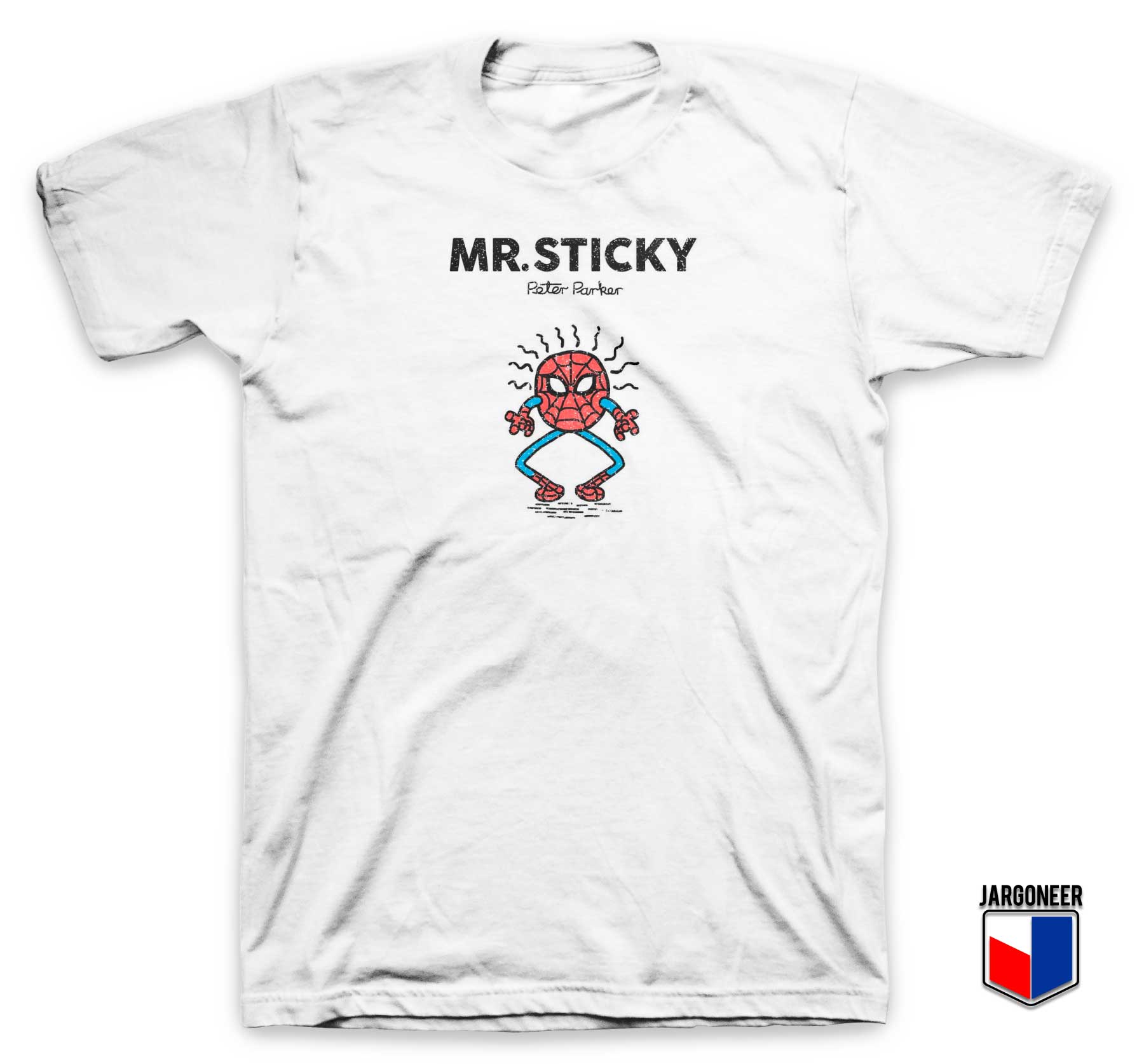 Mr Sticky Spider Parker T Shirt - Shop Unique Graphic Cool Shirt Designs