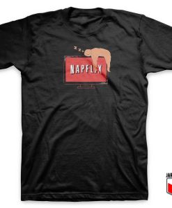 Napflix Sloth Parody T Shirt