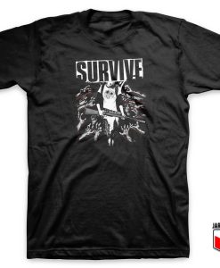 Angel Survive Zombie T Shirt