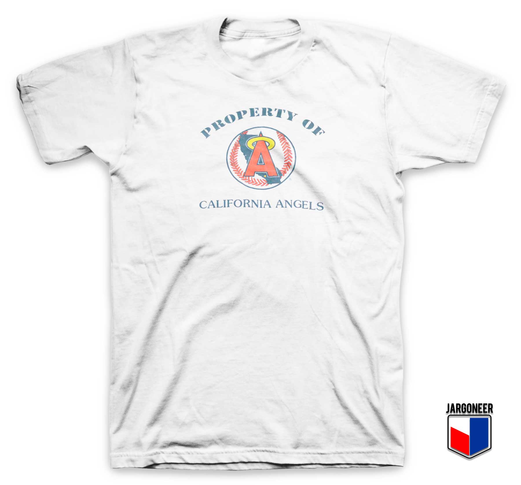 Property Of California Angels T Shirt - Design By