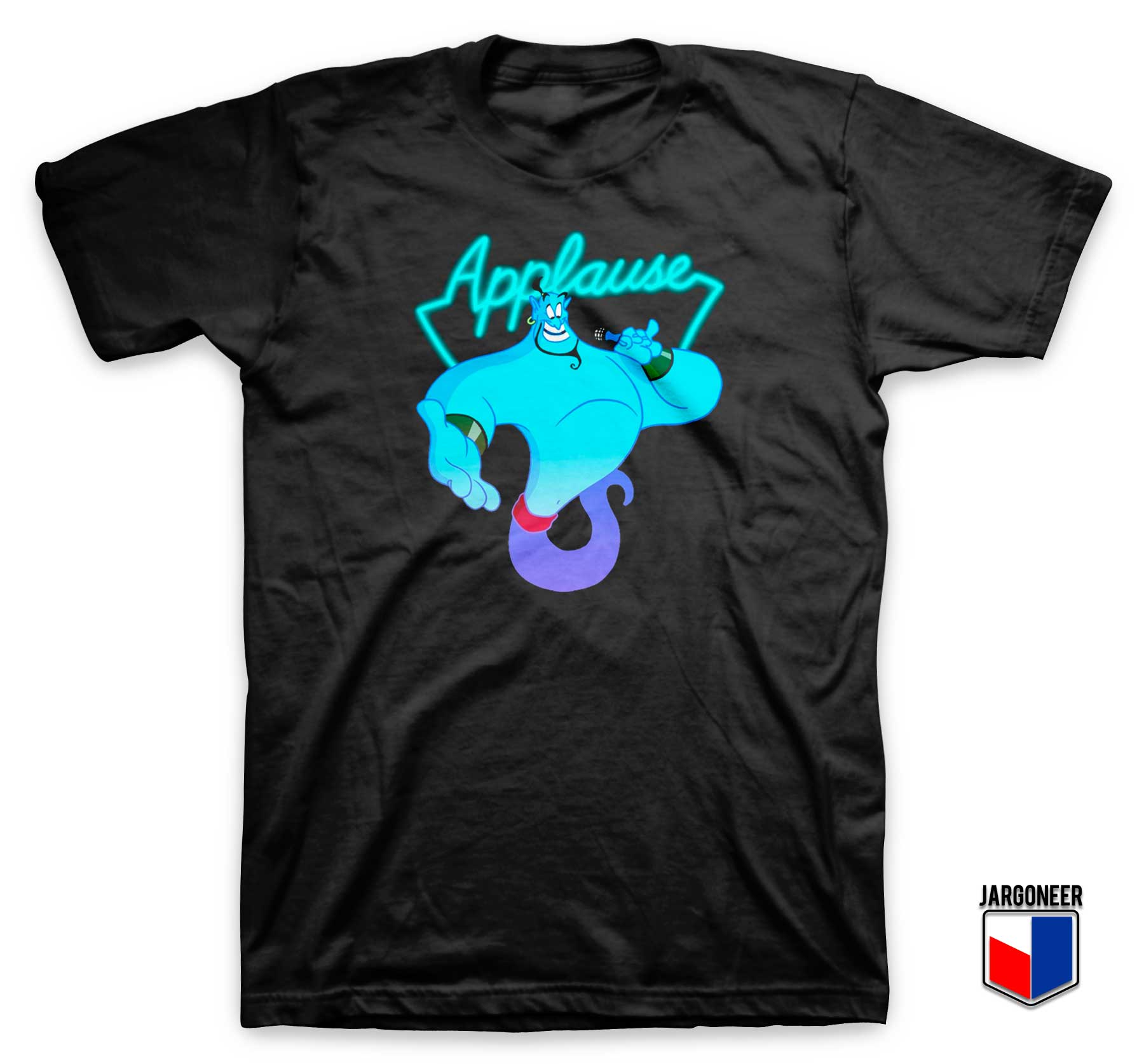 Aladdin Genie Applause T shirt - Shop Unique Graphic Cool Shirt Designs