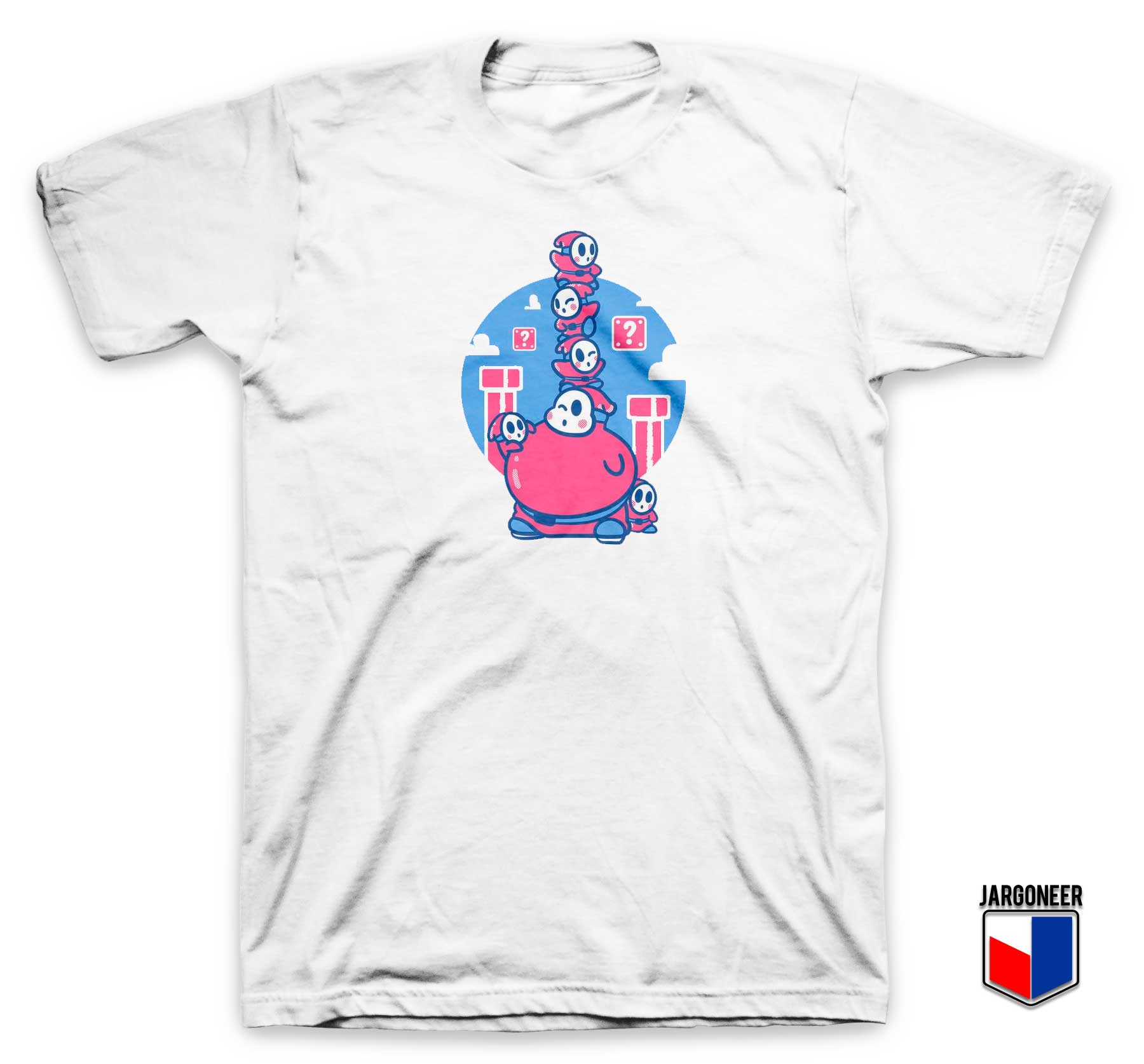 Shy Guys Tower Up T Shirt - Shop Unique Graphic Cool Shirt Designs
