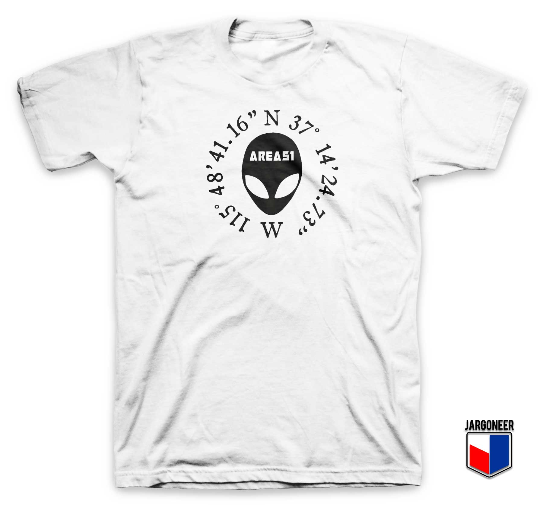 Area 51 Alien Coordinates T Shirt - Shop Unique Graphic Cool Shirt Designs