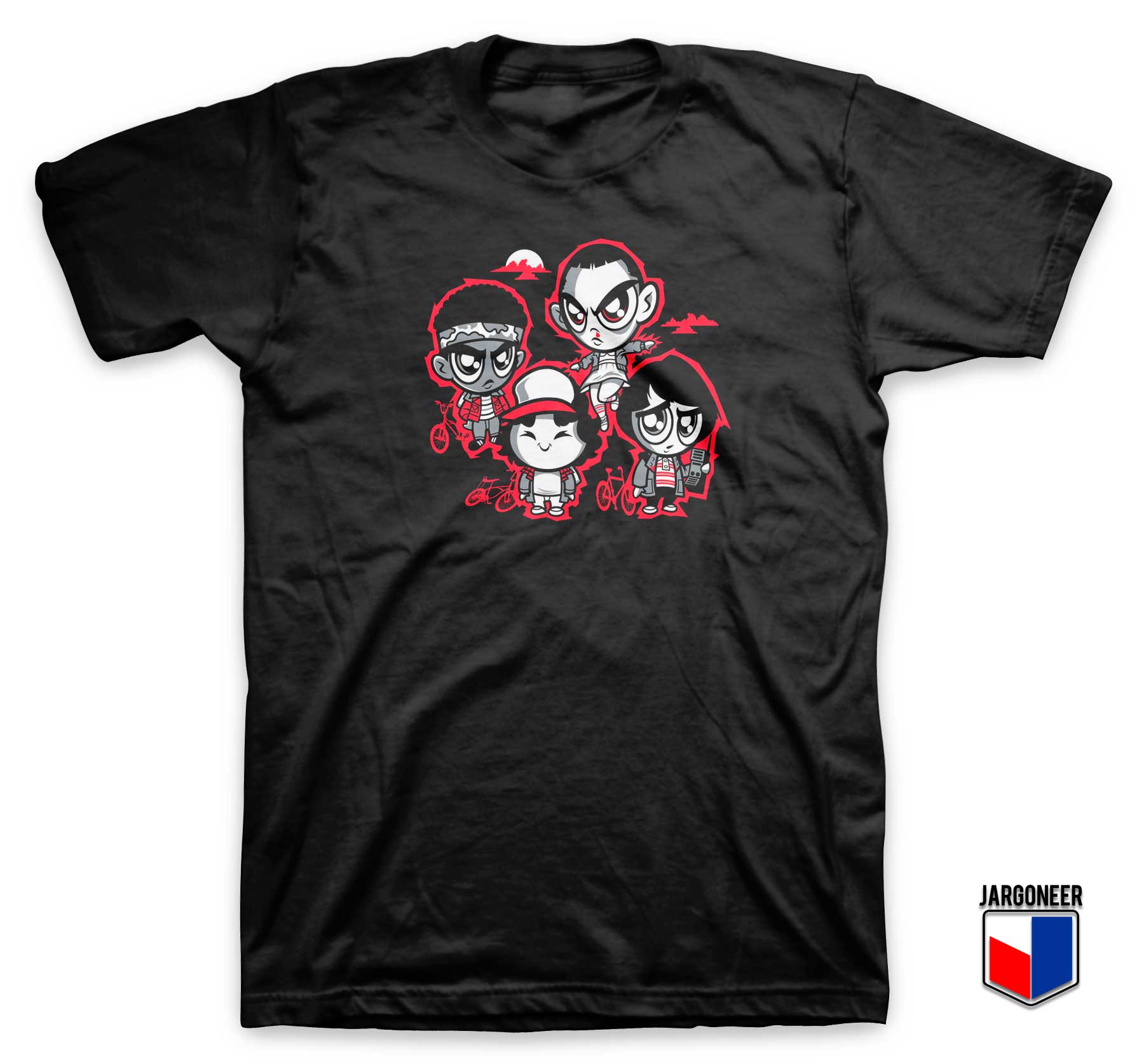Chibi Stranger Things T Shirt - Shop Unique Graphic Cool Shirt Designs