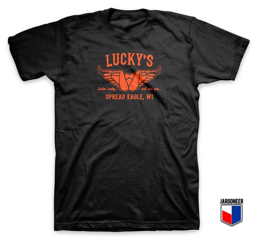 Lucky Custom Motorcycle T Shirt