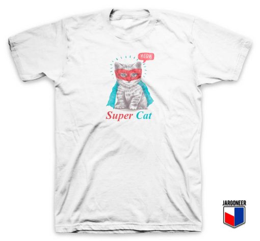 Meow Super Cat T Shirt