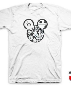 Star Wars Mickey Head T Shirt