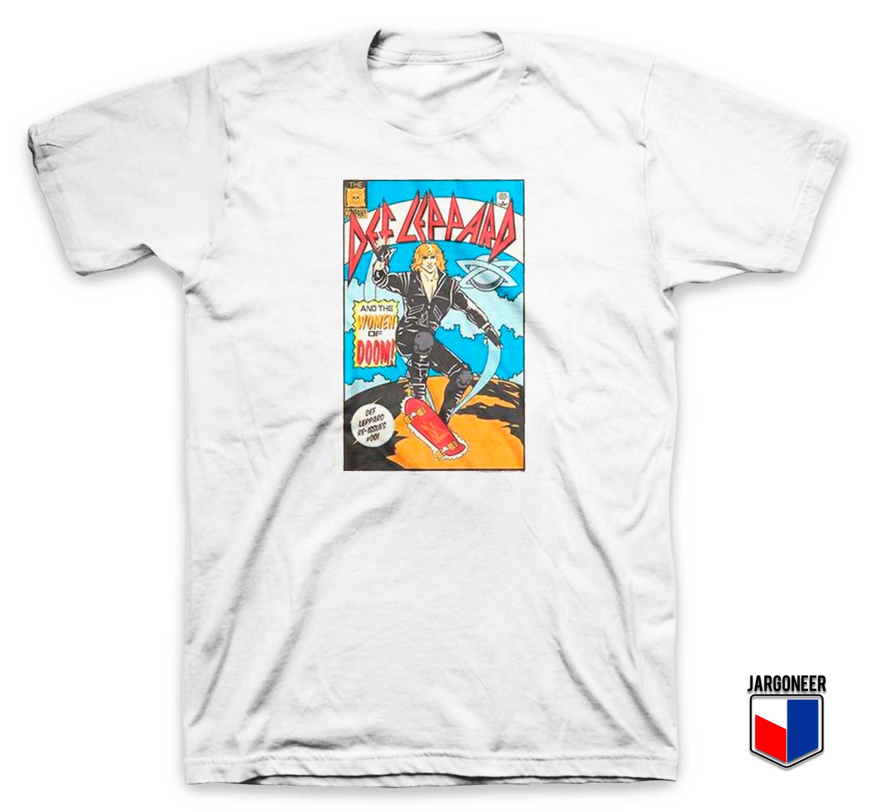 Def Leppard Comic T Shirt - Shop Unique Graphic Cool Shirt Designs