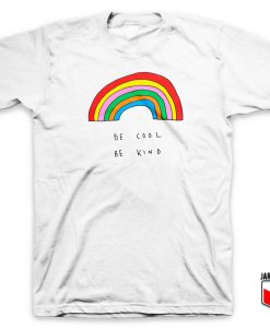 Be Cool Be Kind Rainbow T Shirt 247x300 - Shop Unique Graphic Cool Shirt Designs