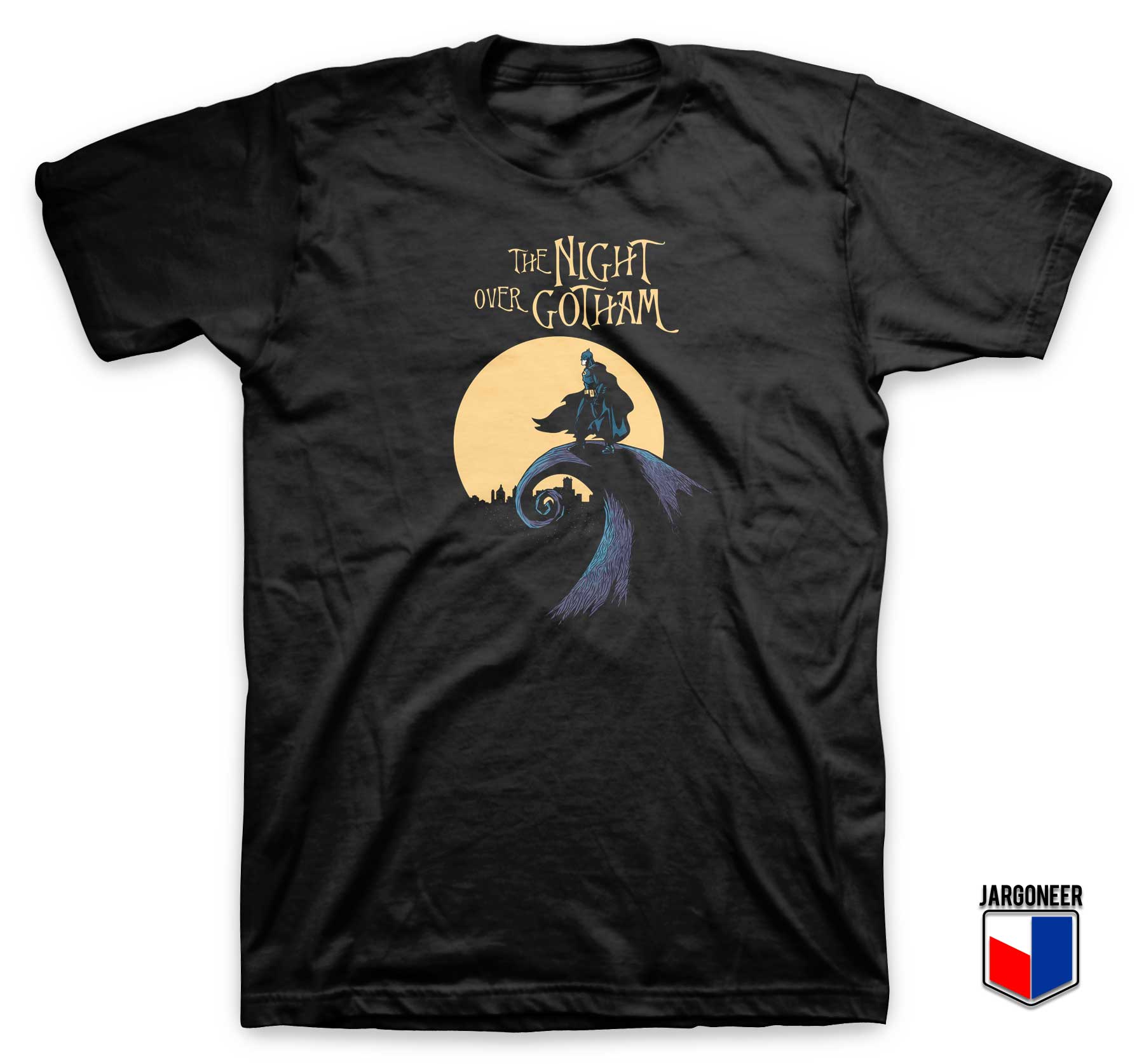 DC Comic The Night Over Gotham T Shirt - Shop Unique Graphic Cool Shirt Designs
