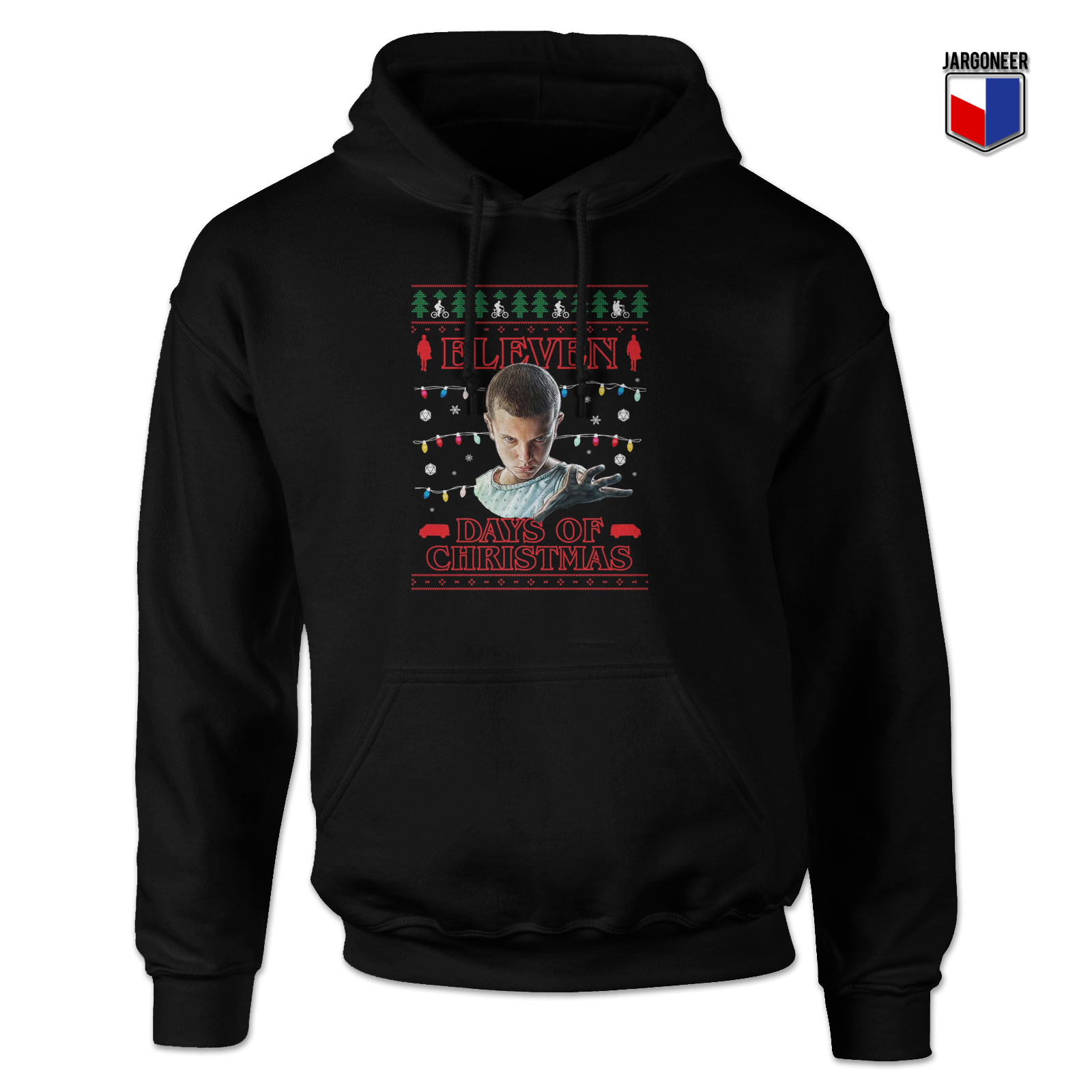 Stranger Things Days Of Christmas Hoodie - Shop Unique Graphic Cool Shirt Designs