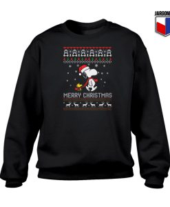 Ugly Snoopy Merry Christmas Sweatshirt