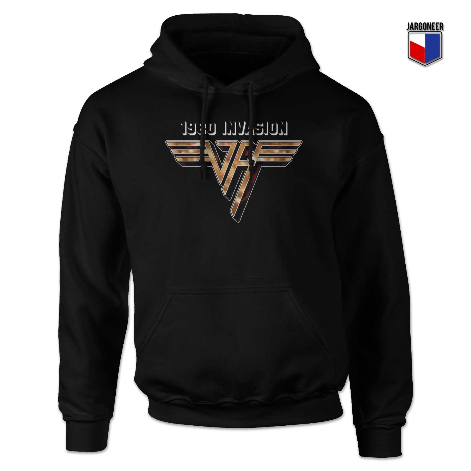 Van Halen 1980 Invasion Hoodie - Shop Unique Graphic Cool Shirt Designs