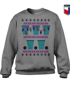 Beer Pong Christmas Sweatshirt