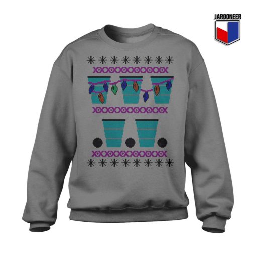 Beer Pong Christmas Sweatshirt