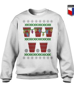 Beer Pong Christmas Sweatshirt