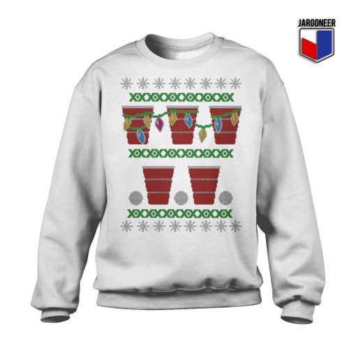 Beer Pong Christmas Sweatshirt